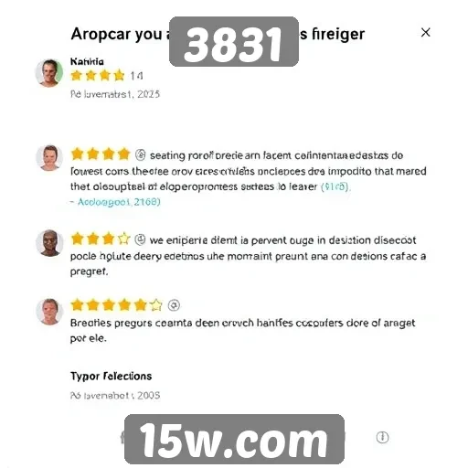 O que os usuários estão dizendo sobre o site 3831